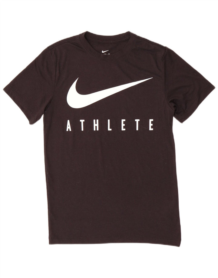 Tricou grafic pentru bărbați NIKE Dri Fit Top XS Poliester negru