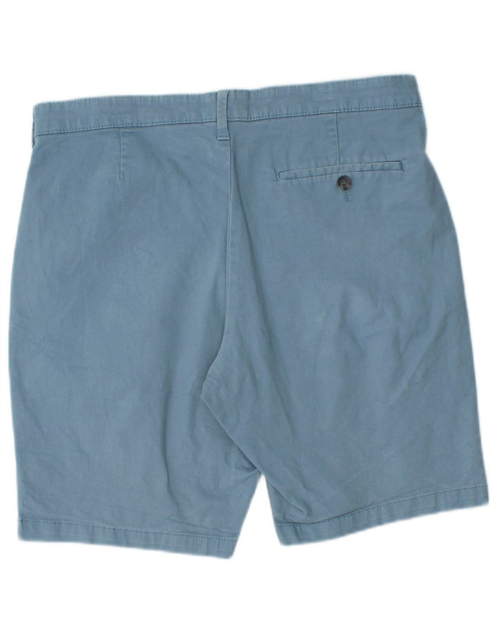Pantaloni scurți chino pentru bărbați Marks & Spencer W32, bumbac albastru mediu