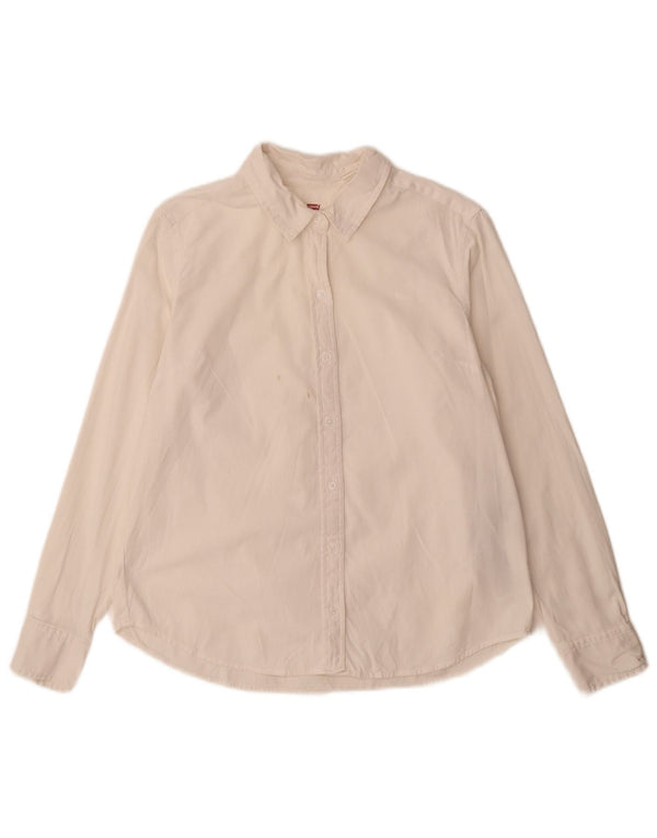 Cămașă Levi's Classic Fit 14-15 ani Bumbac alb mic