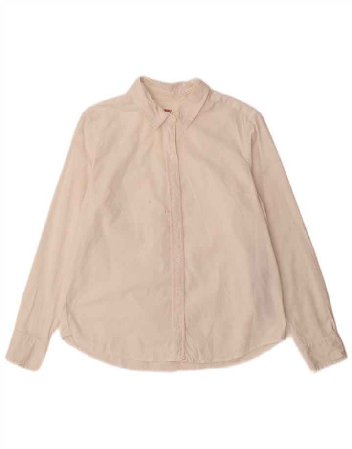 Cămașă Levi's Classic Fit 14-15 ani Bumbac alb mic