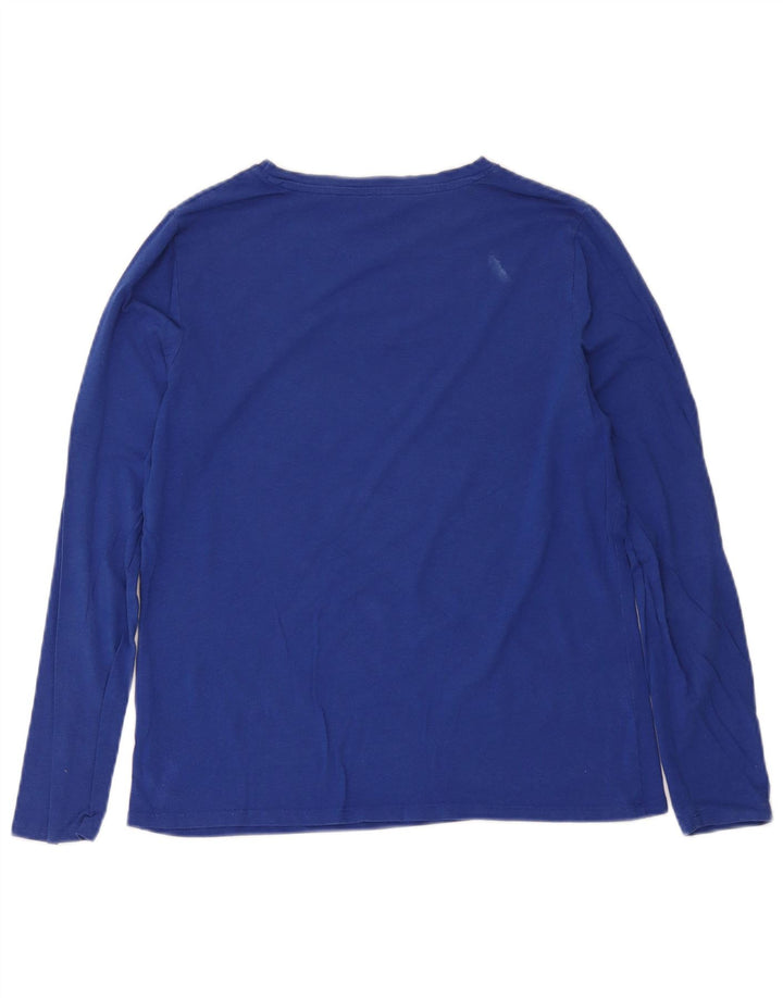 Top pentru femei M&Co cu mânecă lungă UK 14 Medium Blue Modal