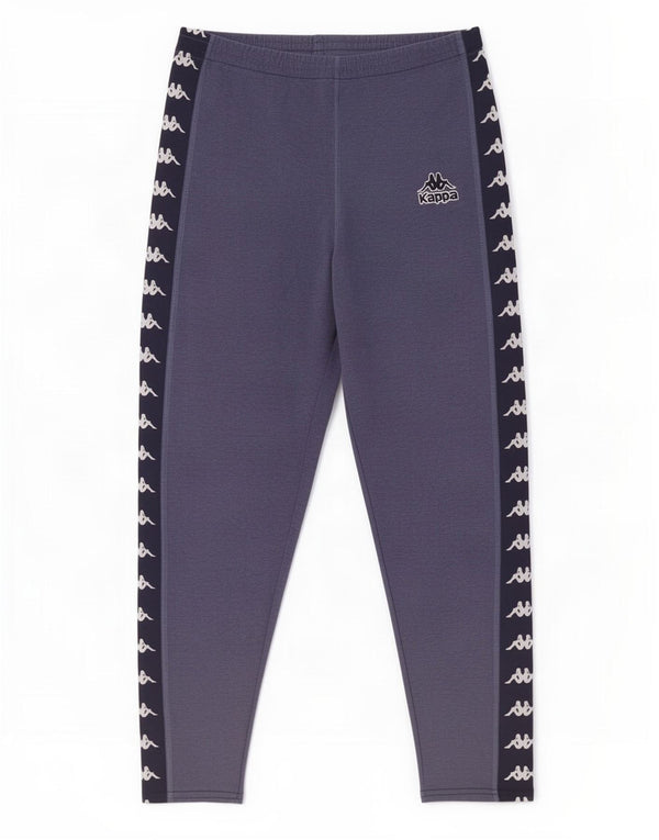Leggings crop cu grafic pentru femei Kappa UK 10 Small Blue Colorblock