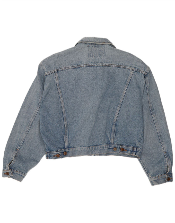 Jachetă de denim crop pentru bărbați Wild UK 38, bumbac albastru mediu