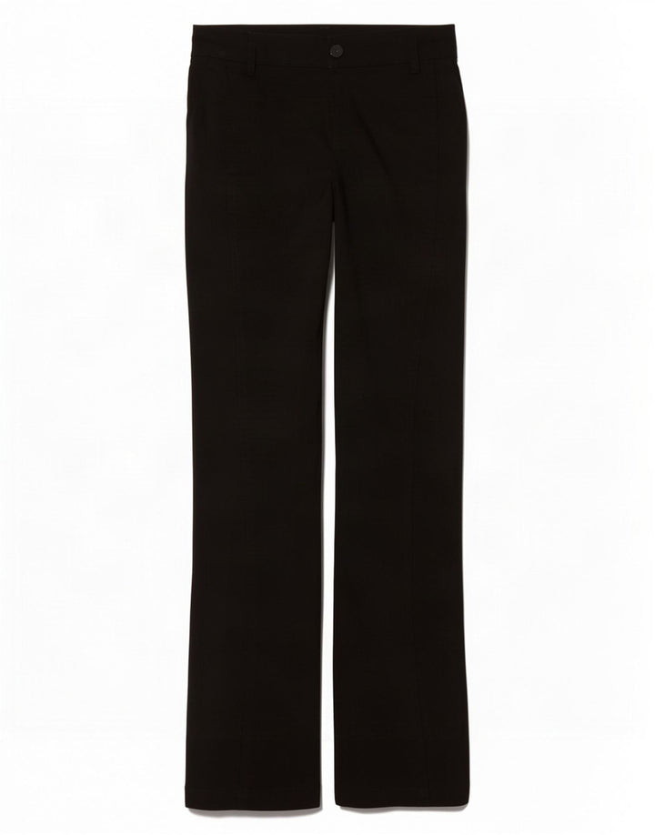 Pantaloni casual pentru femei Bootcut Zara Mici W26 L30 Negri