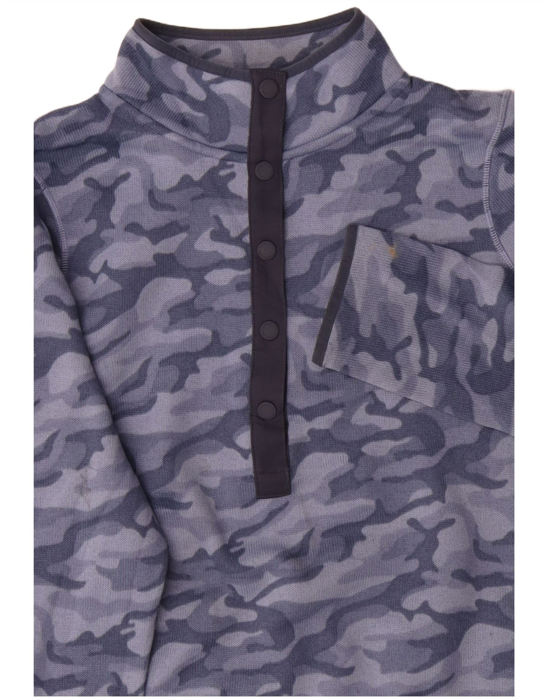 Vineyard Vines Pulover supradimensionat pentru femei UK 18 XL Camuflaj albastru