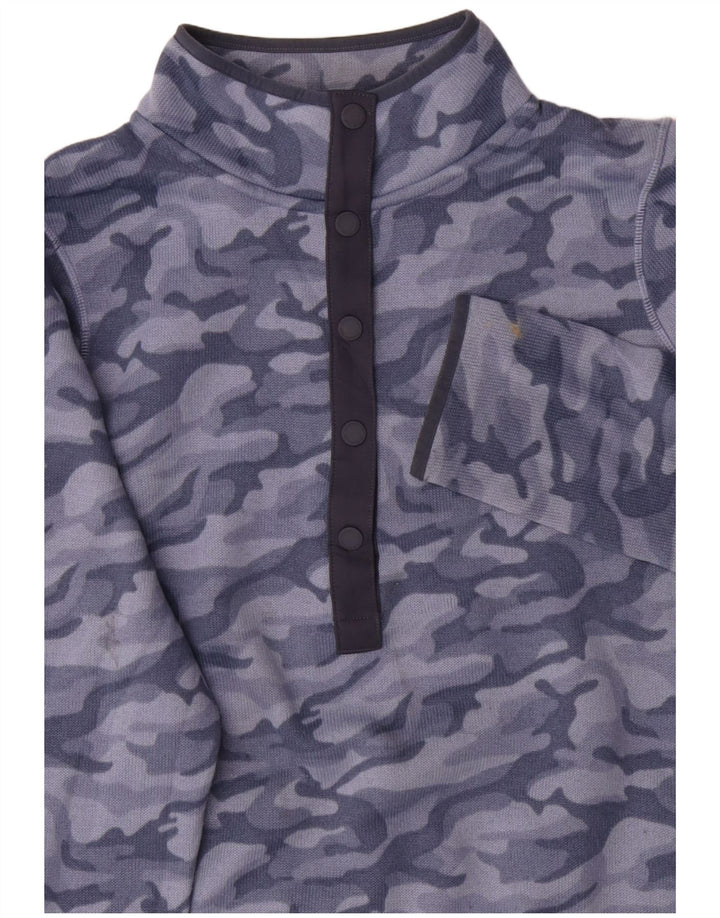 Vineyard Vines Pulover supradimensionat pentru femei UK 18 XL Camuflaj albastru