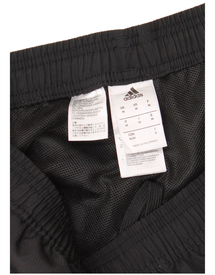 Pantaloni de trening Adidas Climalite pentru bărbați, poliester mediu negru