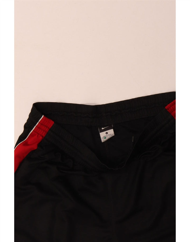 Pantaloni scurți sport NIKE pentru bărbați, mari, negru, poliester color bloc