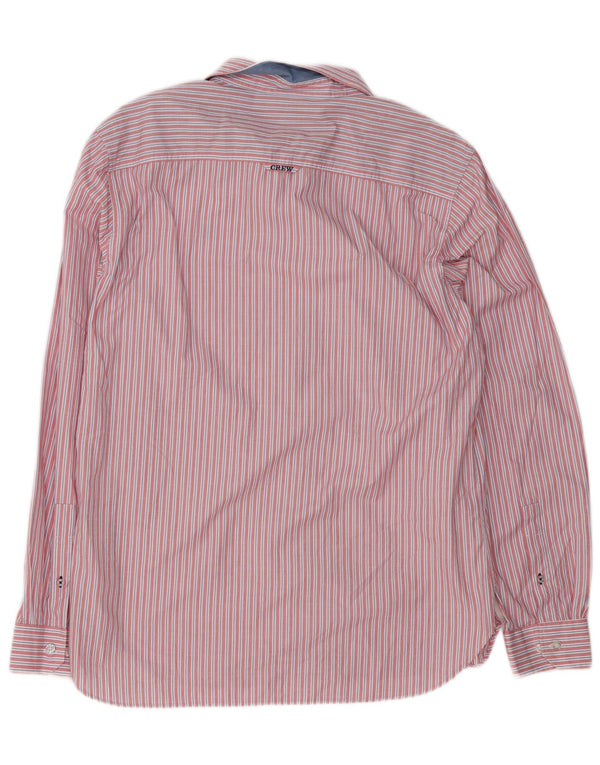 Crew Clothing Cămașă Slim Fit pentru bărbați XL, bumbac cu dungi roz