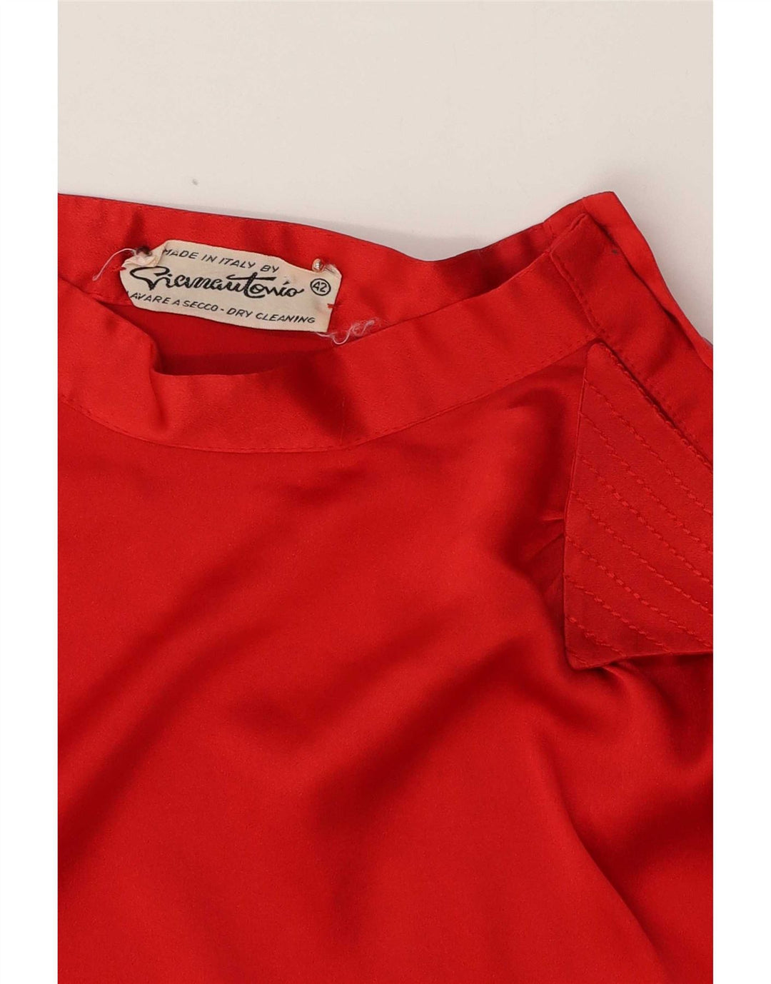 Bluză Vintage cu mânecă lungă pentru femei Top IT 42 Medium Red
