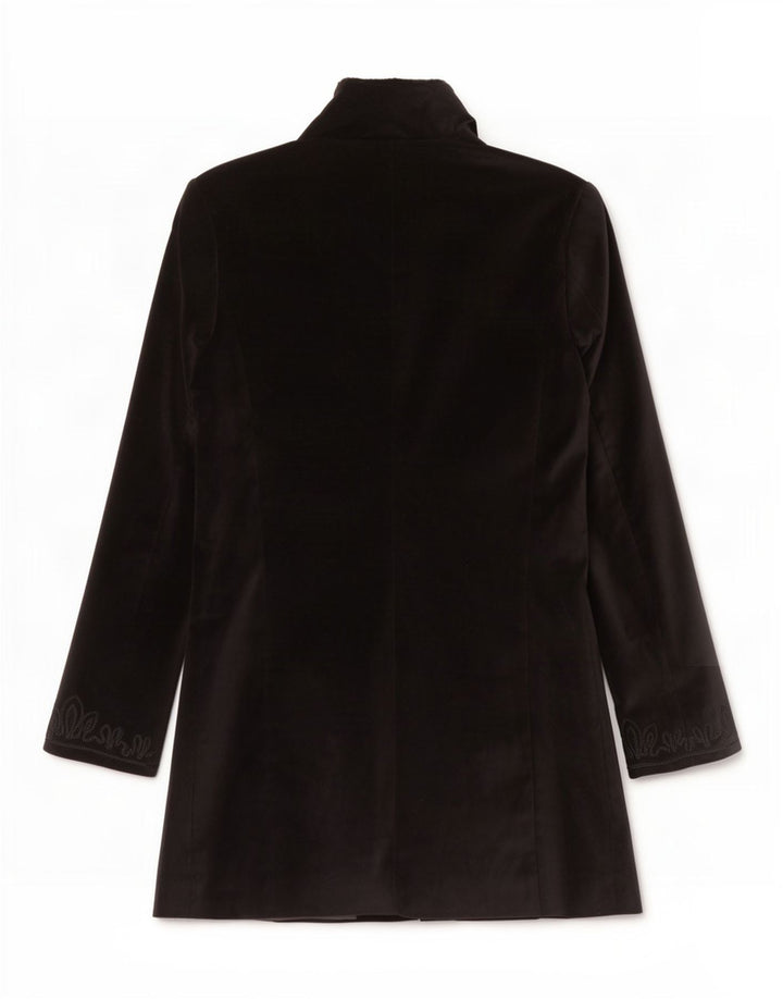 Lapo Galleri Pardesiu Femei IT 44 Medium Negru Floral Bumbac