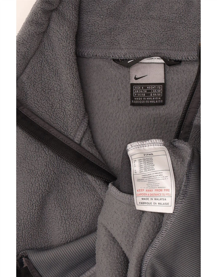 Jachetă fleece pentru bărbați Nike UK 36/38 Poliester mic gri