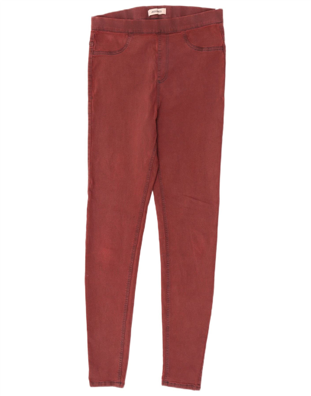 Blugi jegging pentru femei Marks & Spencer UK 12 Medium W30 L30 Bumbac roșu