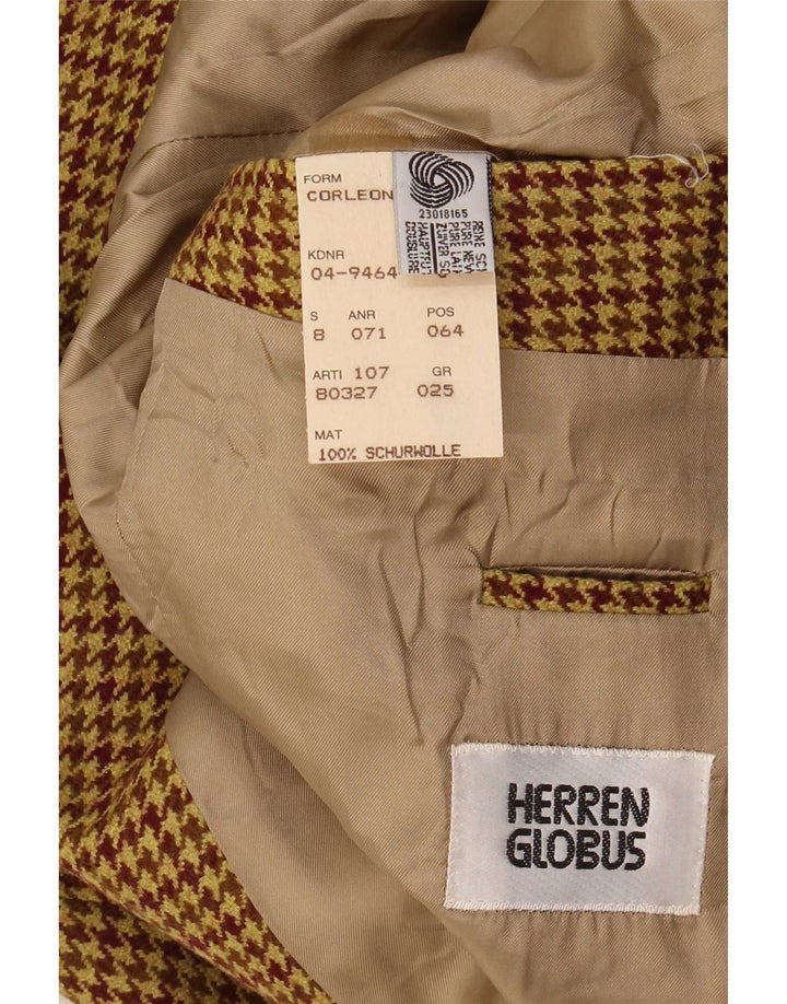 Blazer pentru bărbați Hugo Boss cu 2 nasturi, UK 42 XL, lână nouă, maro, picior de gală