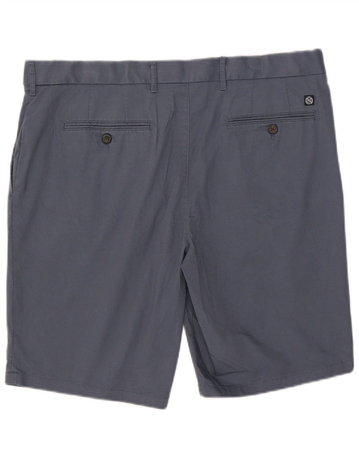 Pantaloni scurți chino pentru bărbați Marks & Spencer W38 XL, bumbac albastru