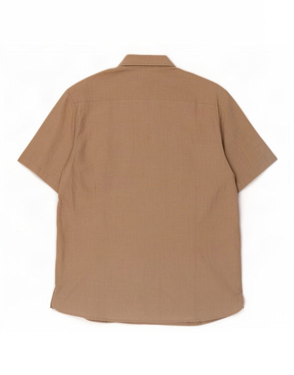 Cămașă cu mânecă scurtă pentru bărbați Calvin Klein Jeans 2XL Bej