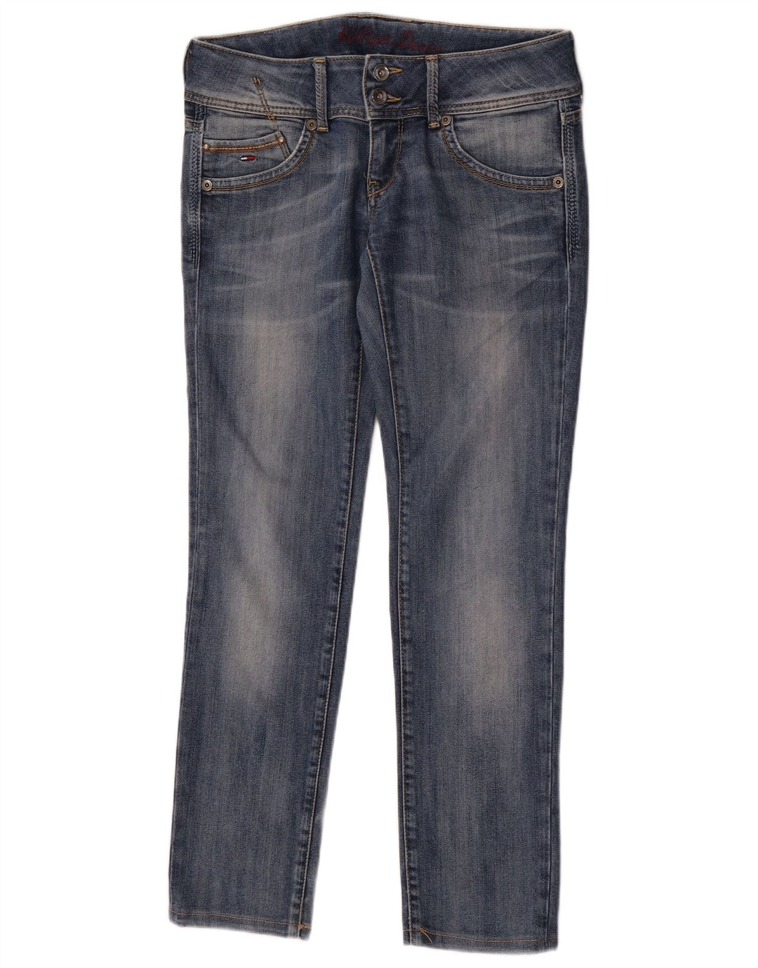 Blugi slim pentru femei Tommy Hilfiger W30 L29 bumbac albastru