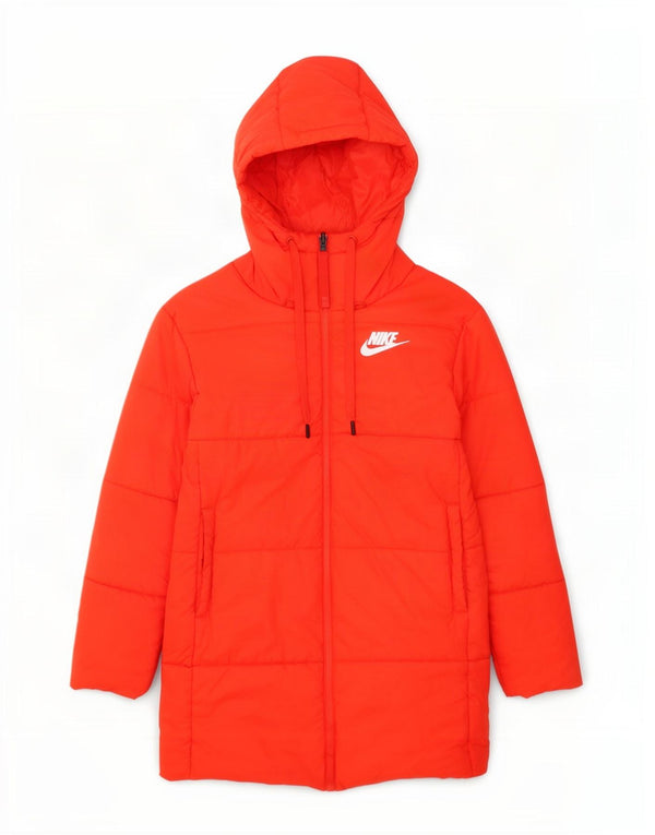 Palton căptușit reversibil cu grafic supradimensionat pentru femei Nike UK 10 portocaliu mic