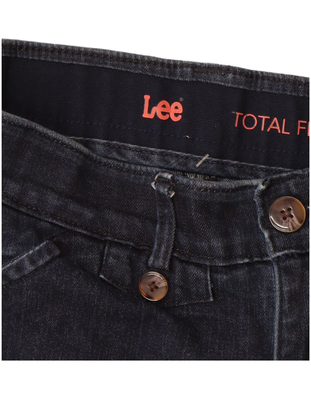 Pantaloni scurți din denim LEE pentru femei US 8 Medium W28 Bumbac bleumarin