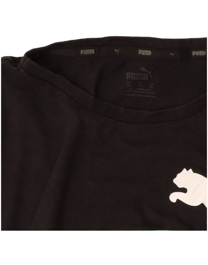 Tricou grafic PUMA pentru bărbați Top XL negru