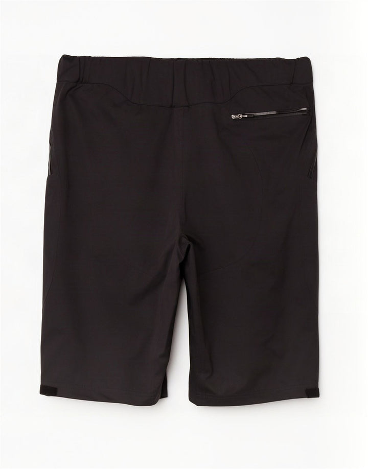 Pantaloni scurți cargo pentru drumeții grafice pentru bărbați W32 poliester mediu negru
