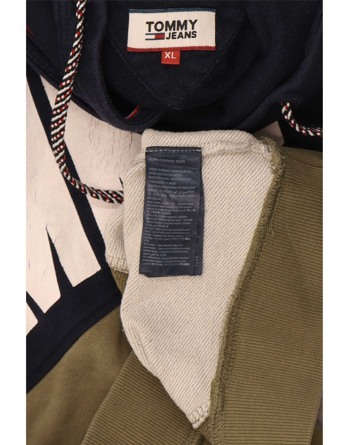 Hanorac grafic pentru bărbați Tommy Hilfiger Pulover XL, multicolor, color block