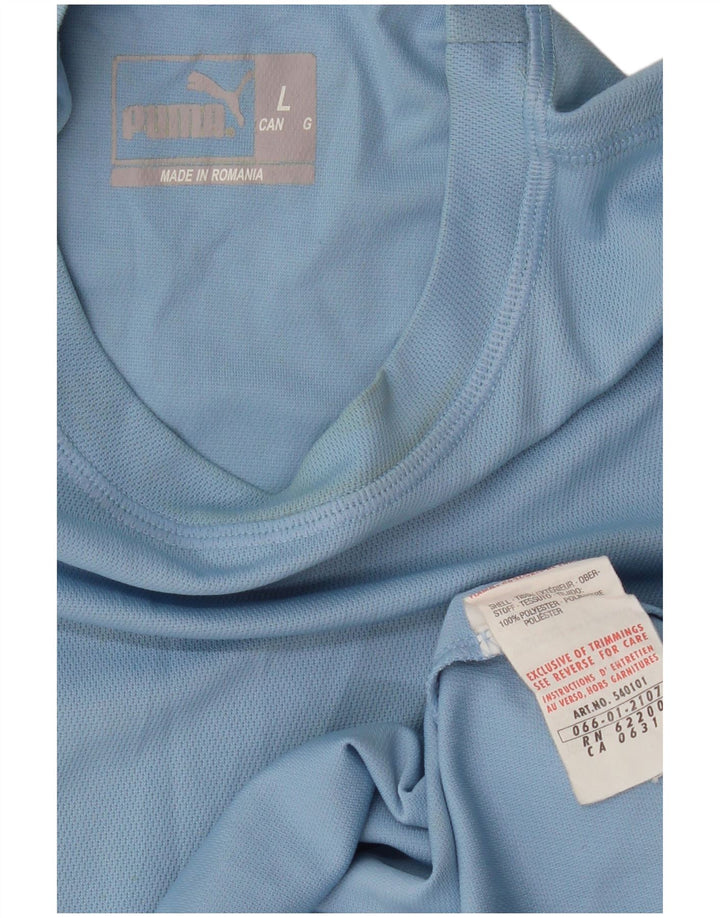 Tricou pentru bărbați PUMA Top mare poliester albastru