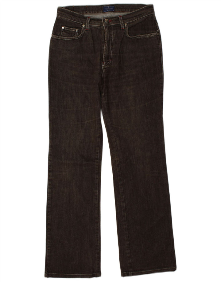 TRUSSARDI Blugi Drepți Bărbați W29 L31 Maro Bumbac