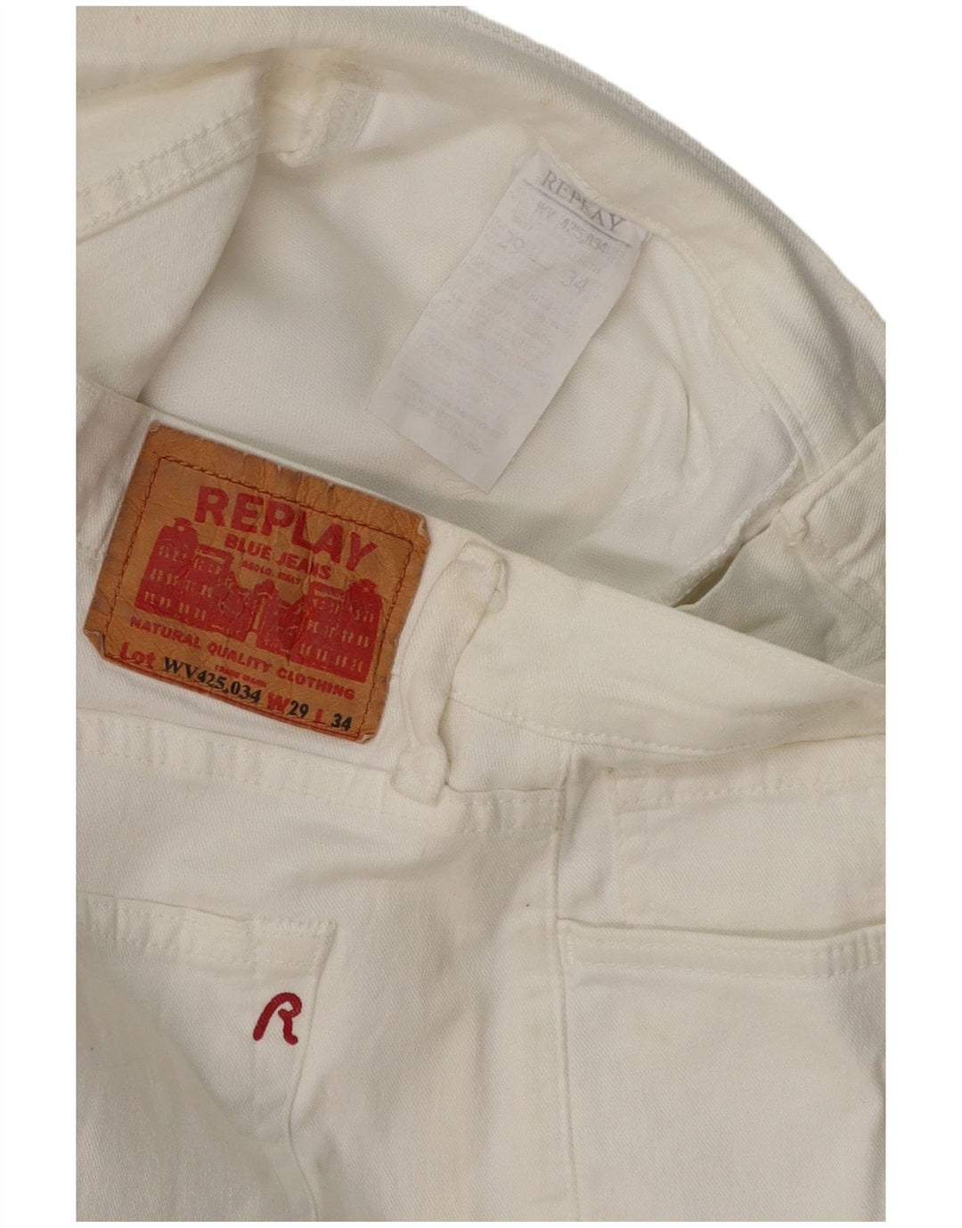 REPLAY Blugi Bootcut dama W29 L30 alb