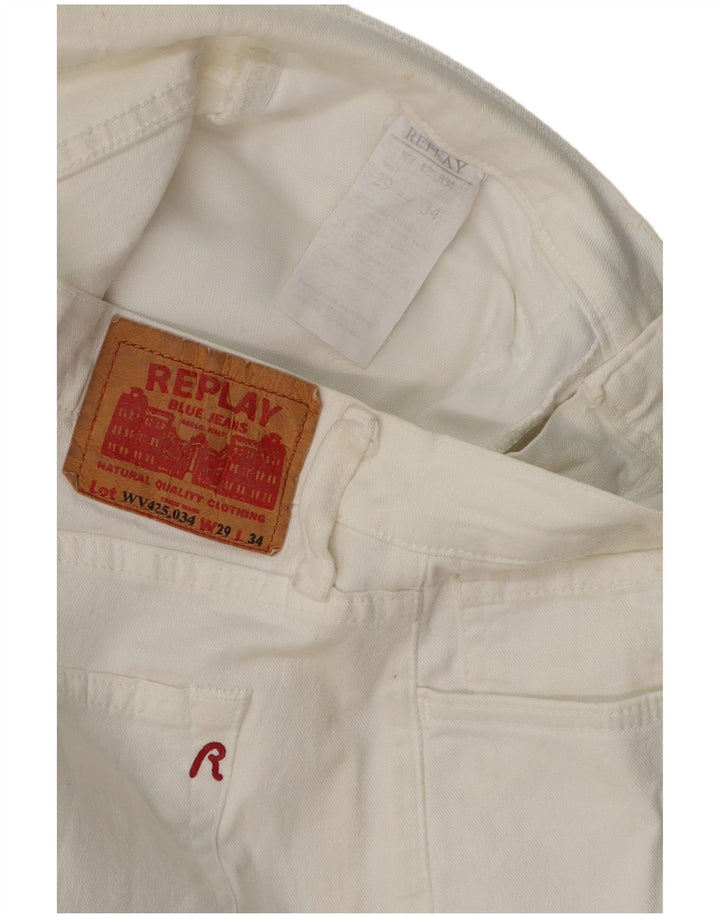 REPLAY Blugi Bootcut dama W29 L30 alb
