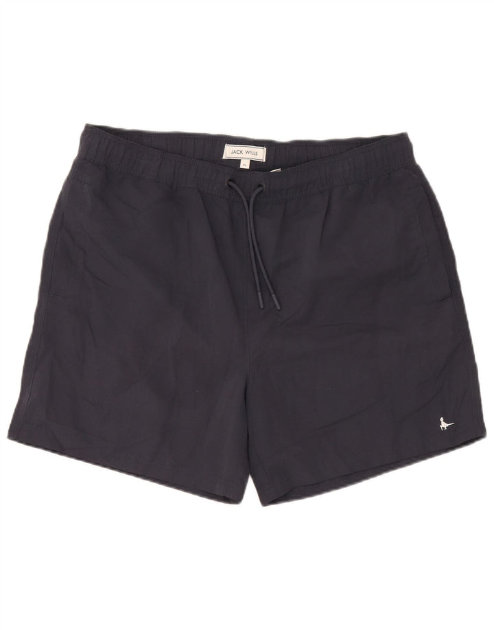 Pantaloni scurți de înot Jack Wills pentru bărbați XL poliester bleumarin