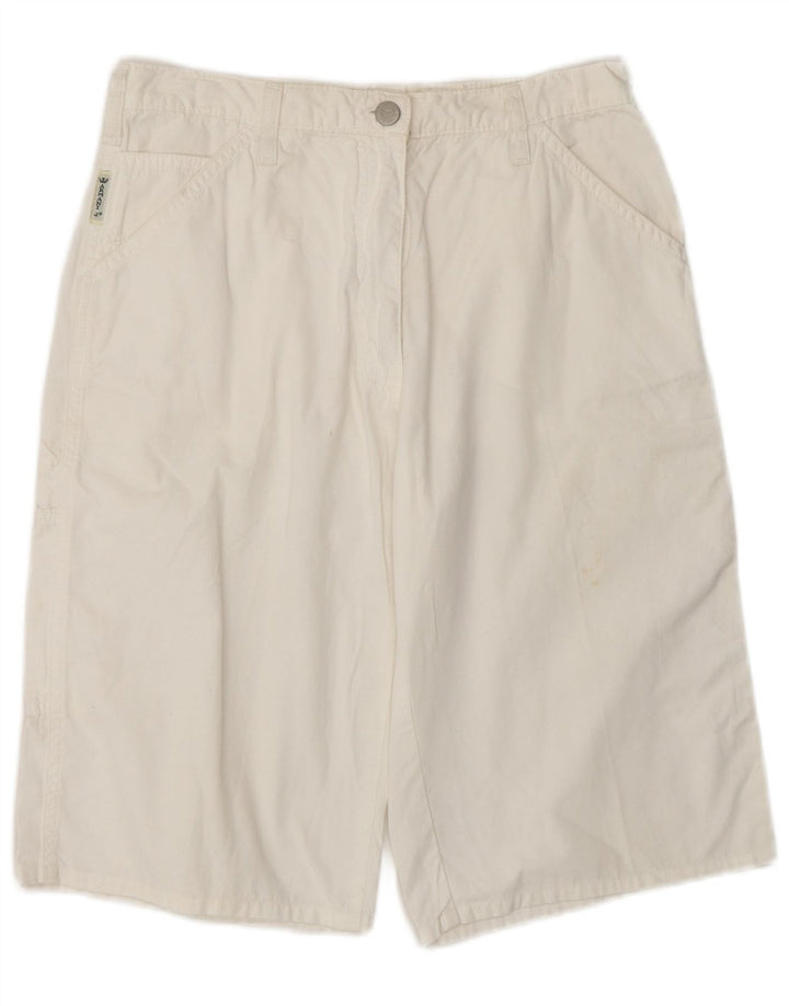 Pantaloni scurți cargo Armani pentru femei IT 44 Medium W28 Alb