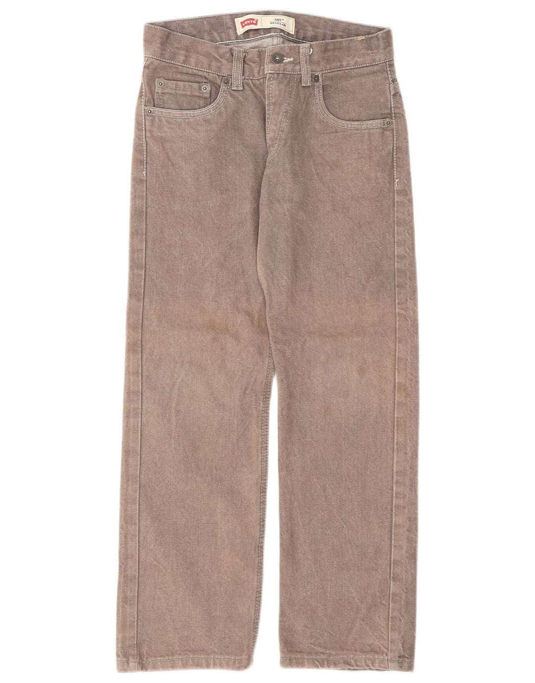 Blugi drepti obișnuiți 505 pentru femei Levi's L25 L25 bumbac gri