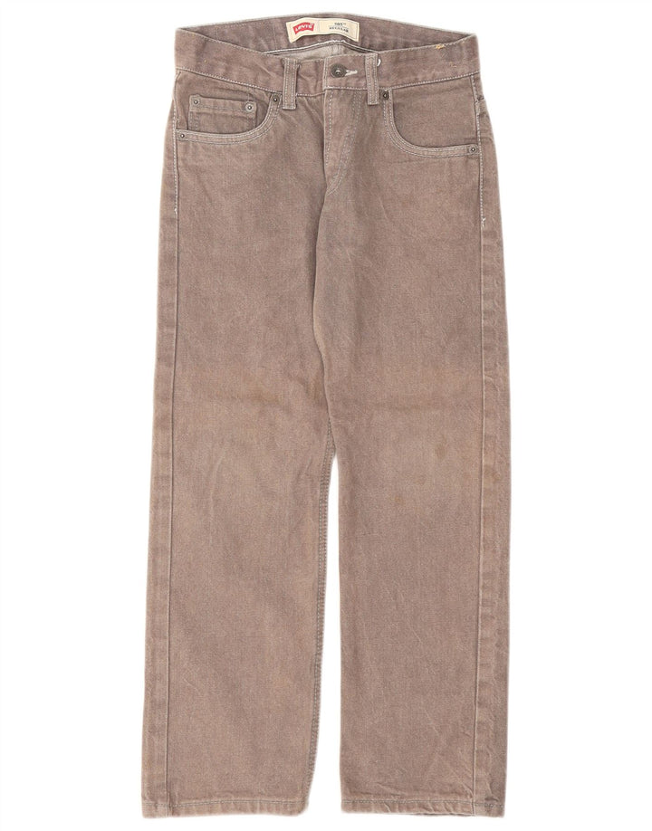 Blugi drepti obișnuiți 505 pentru femei Levi's L25 L25 bumbac gri