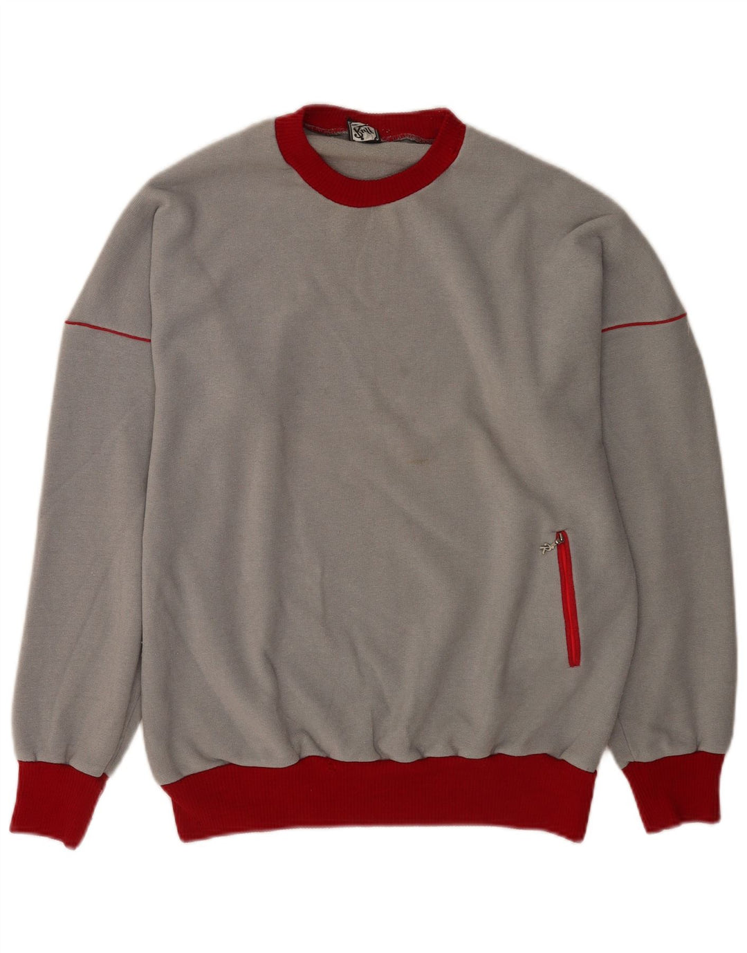 Pulover vintage pentru bărbați IT 54 XL Gri Colorblock