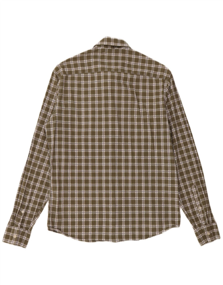 Cămașă pentru bărbați MICHAEL KORS Slim Fit, bumbac mediu caroserie kaki