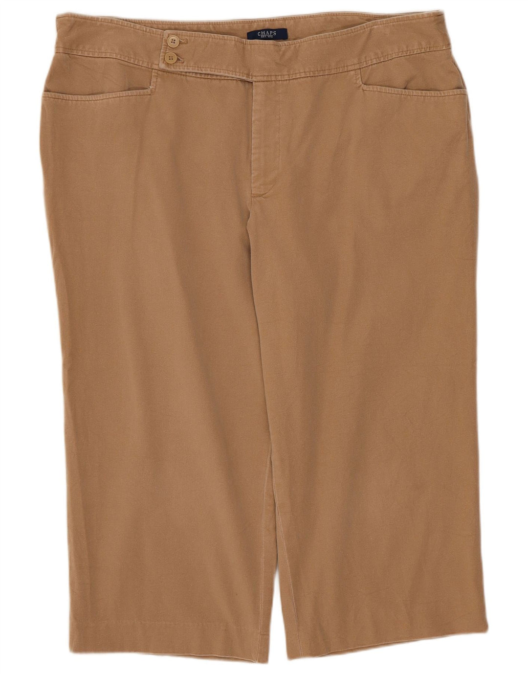 Pantaloni Capri pentru femei Chaps US 18 2XL W38 L20 Bej Bumbac