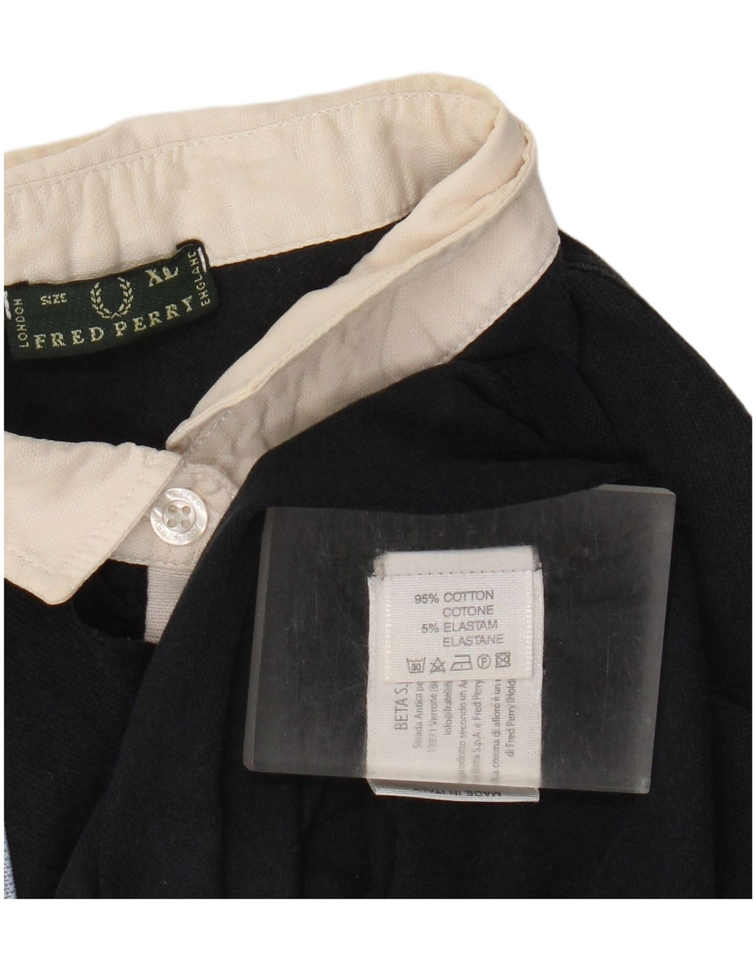 Cămașă polo Fred Perry pentru femei XL, bumbac bleumarin