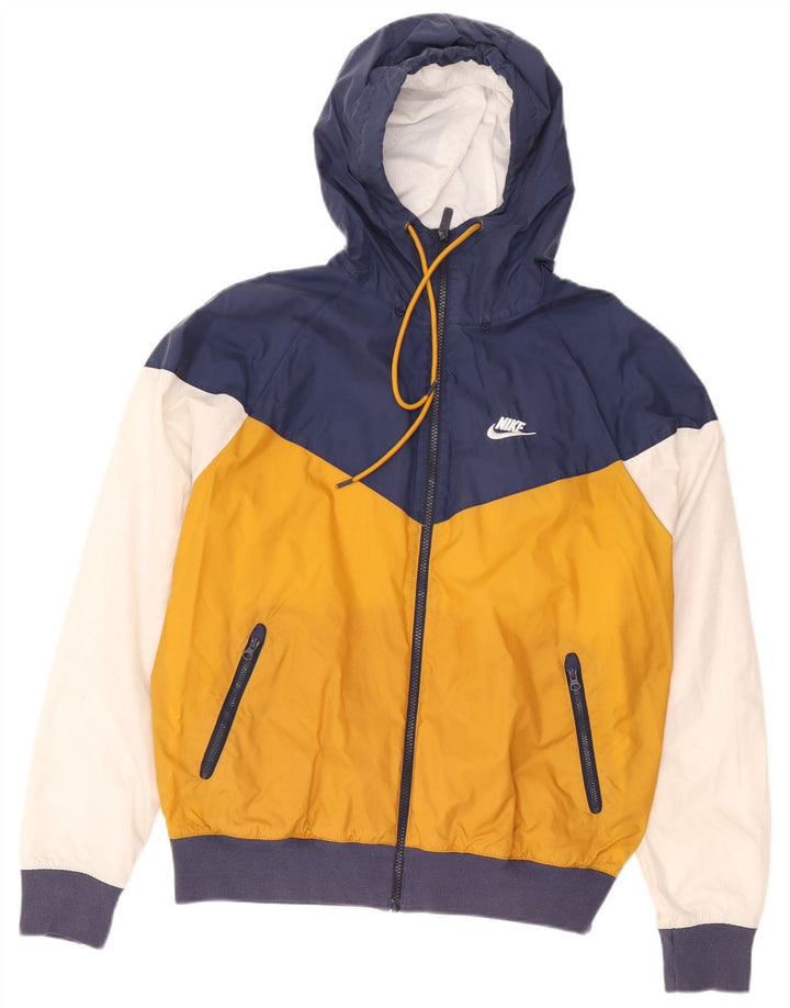 Jachetă de ploaie cu glugă Nike pentru bărbați Marea Britanie 36, nailon, multicolor, colorat