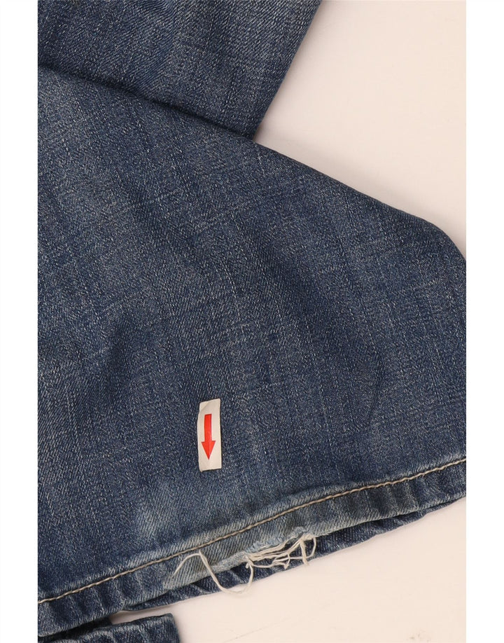 Blugi pentru bărbați Wrangler Ross Bootcut W30 L32, bumbac albastru