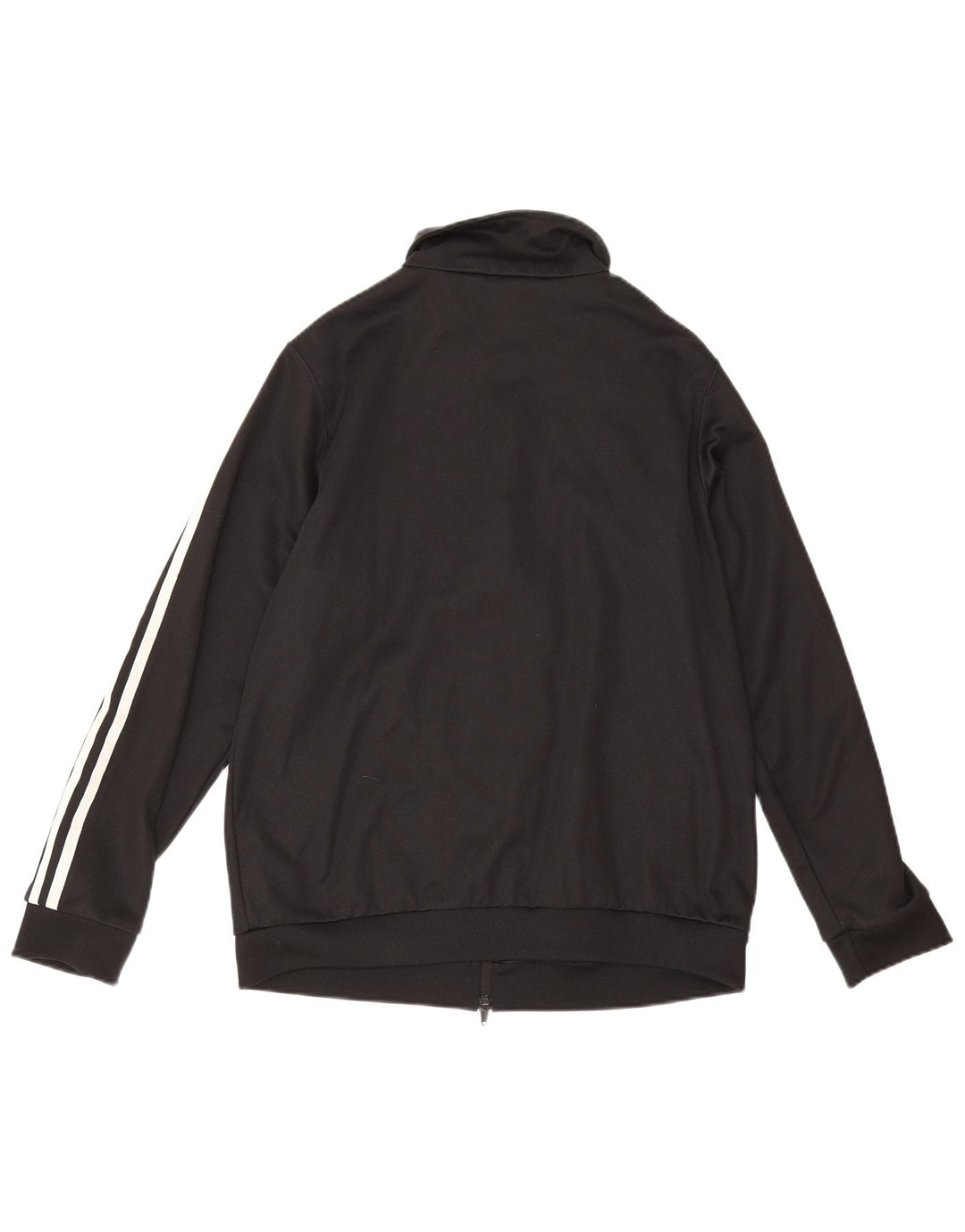 Jachetă de top pentru trening Adidas pentru femei UK 12, bumbac mediu negru