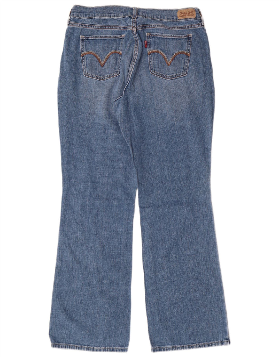 Blugi Levi's pentru femei 515 Bootcut US 10 Large W30 L32 Blue Cotton Classic