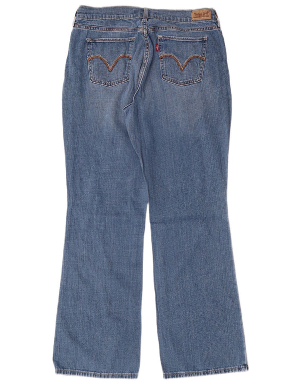 Blugi Levi's pentru femei 515 Bootcut US 10 Large W30 L32 Blue Cotton Classic