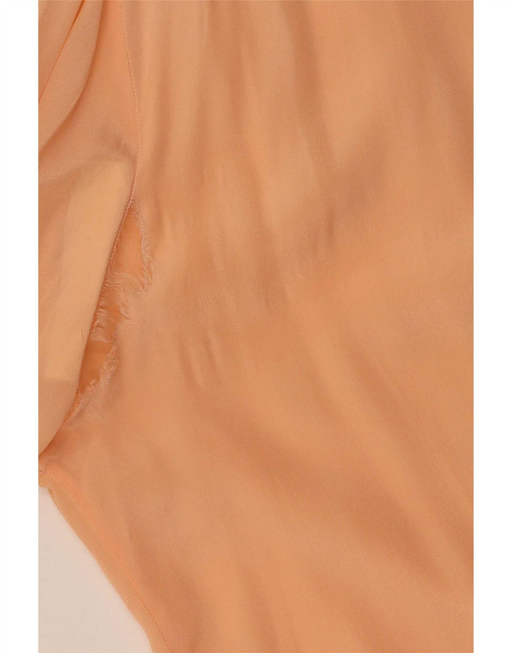 Bluză cămașă de epocă pentru femei IT 47 Large Orange