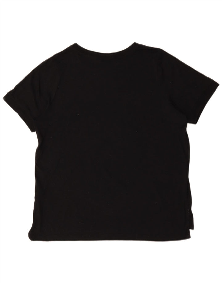 Tricou grafic Nike pentru bărbați Top mare din bumbac negru