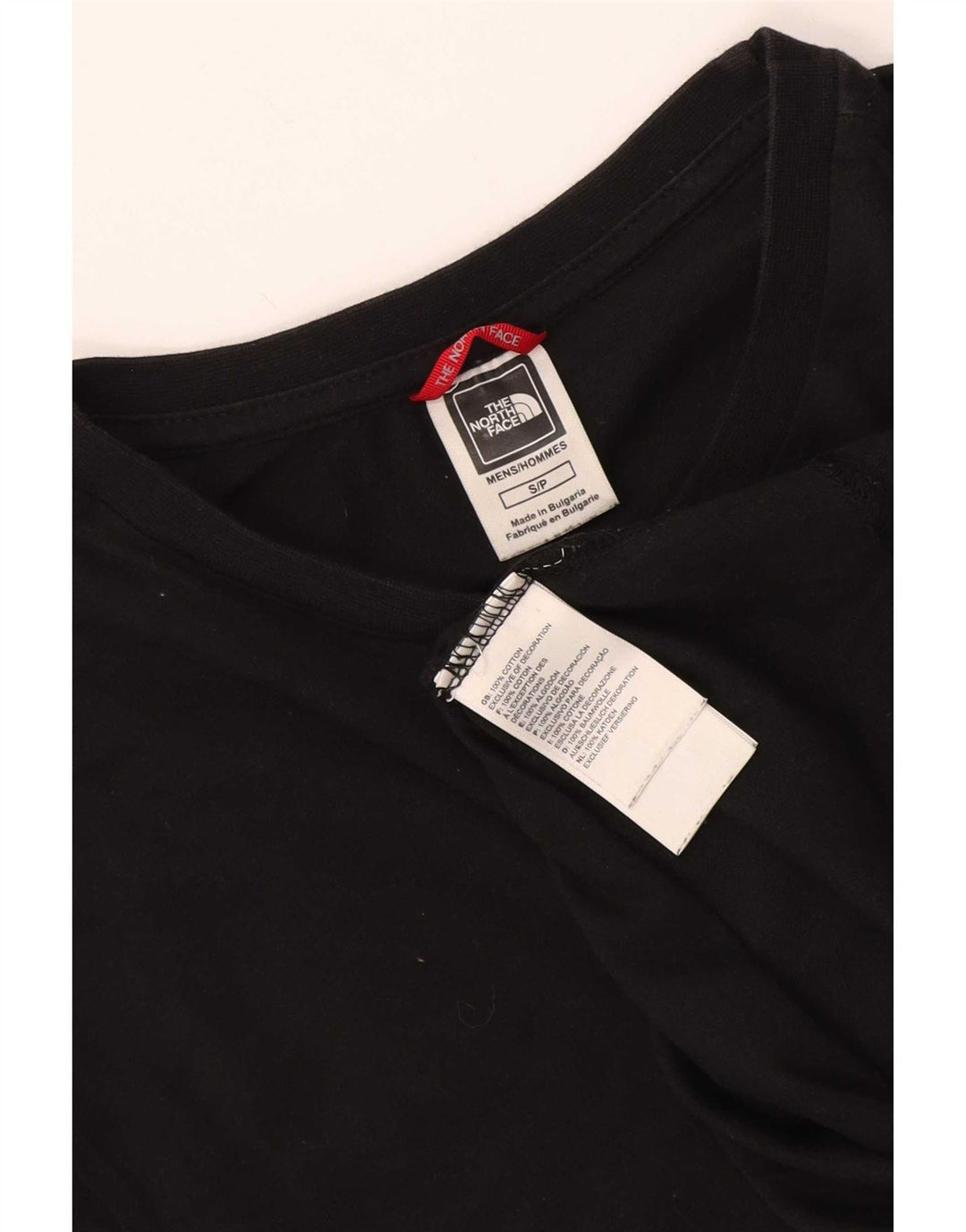 Tricou pentru bărbați The North Face Top mic, negru, bumbac
