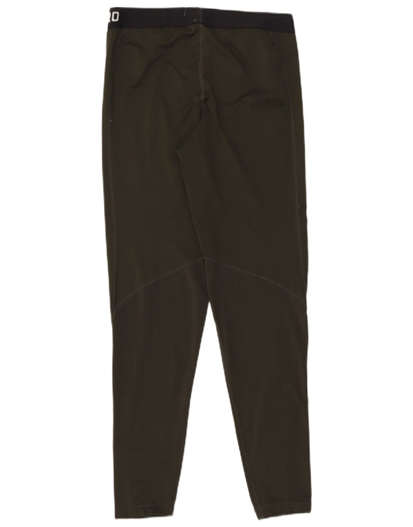 Leggings Nike Dri Fit Graphic pentru femei UK 18 XL Kaki Poliester color