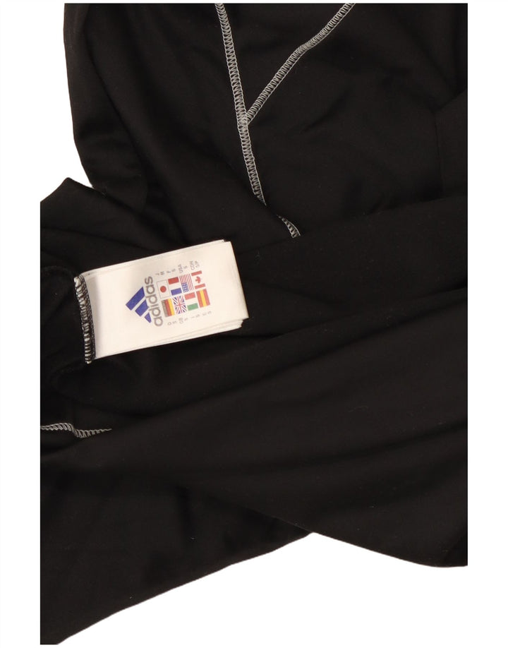 Adidas pentru bărbați Top cu mânecă lungă Mic Negru Poliester Sport