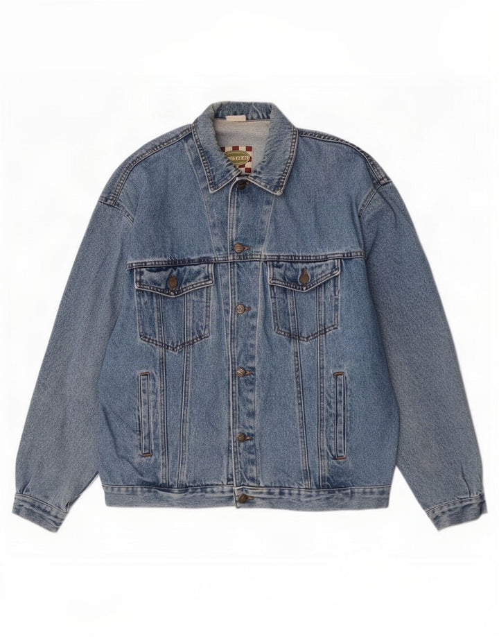 Jachetă de blugi pentru bărbați CLARK UK 42 XL Albastru