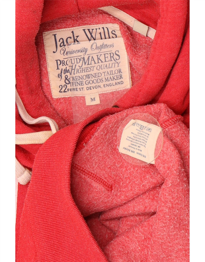 JACK WILLS Pulover grafic pentru bărbați din bumbac roșu mediu